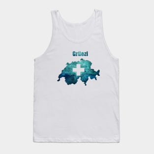 Grüezi - Hello in Switzerland Tank Top